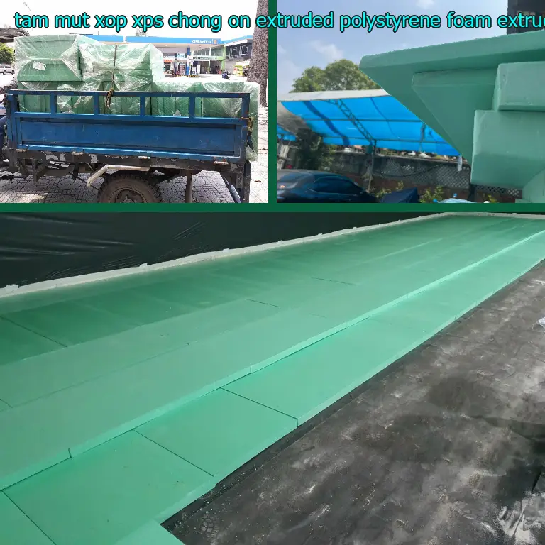 Chất liệu tấm mút xốp XPS chống ồn Extruded Polystyrene Foam: Extruded Polystyrene Foam