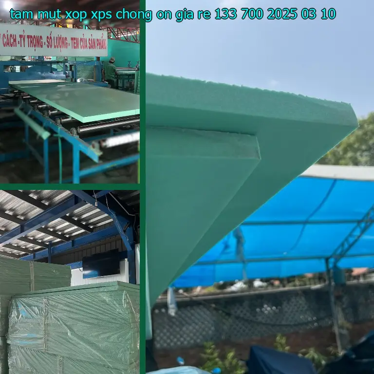 Ngày sản xuất tấm mút xốp XPS chống ồn giá rẻ 133.700₫: 2025-03-10