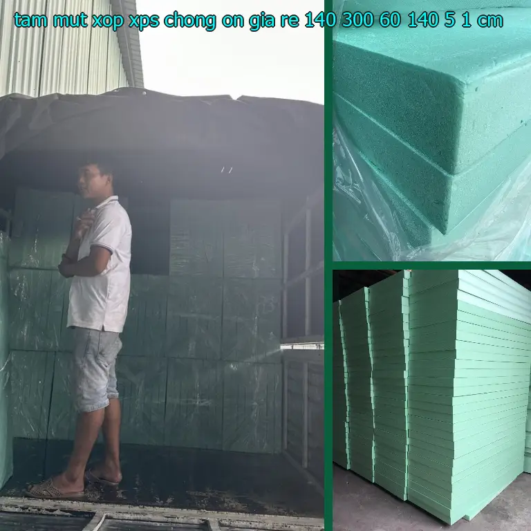 Kích thước tấm mút xốp XPS chống ồn giá rẻ 140.300₫: 60*140*5.1 cm Kích thước tấm mút xốp XPS chống ồn giá rẻ 140.300₫: 60*140*5.1 cm