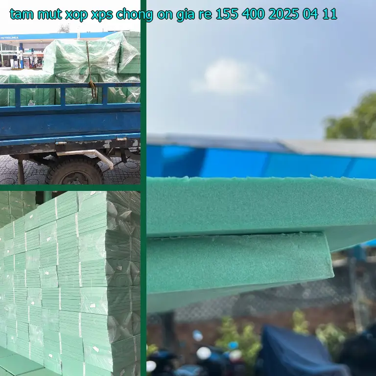 Ngày sản xuất tấm mút xốp XPS chống ồn giá rẻ 155.400₫: 2025-04-11