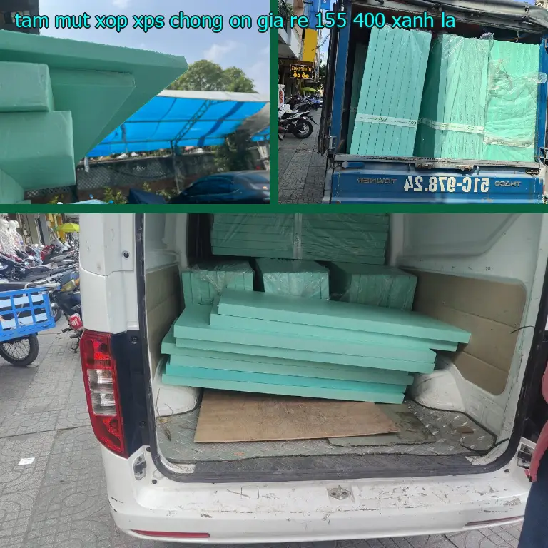Màu sắc tấm mút xốp XPS chống ồn giá rẻ 155.400₫: Xanh lá