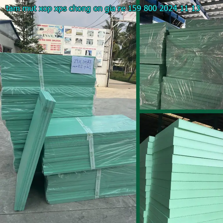 Ngày sản xuất tấm mút xốp XPS chống ồn giá rẻ 159.800₫: 2024-11-13 Ngày sản xuất tấm mút xốp XPS chống ồn giá rẻ 159.800₫: 2024-11-13
