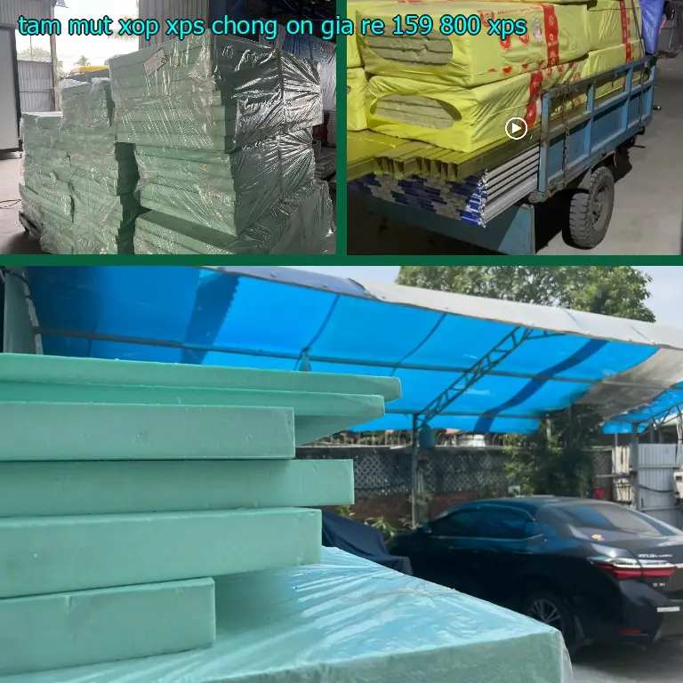 Chất liệu tấm mút xốp XPS chống ồn giá rẻ 159.800₫: XPS Chất liệu tấm mút xốp XPS chống ồn giá rẻ 159.800₫: XPS