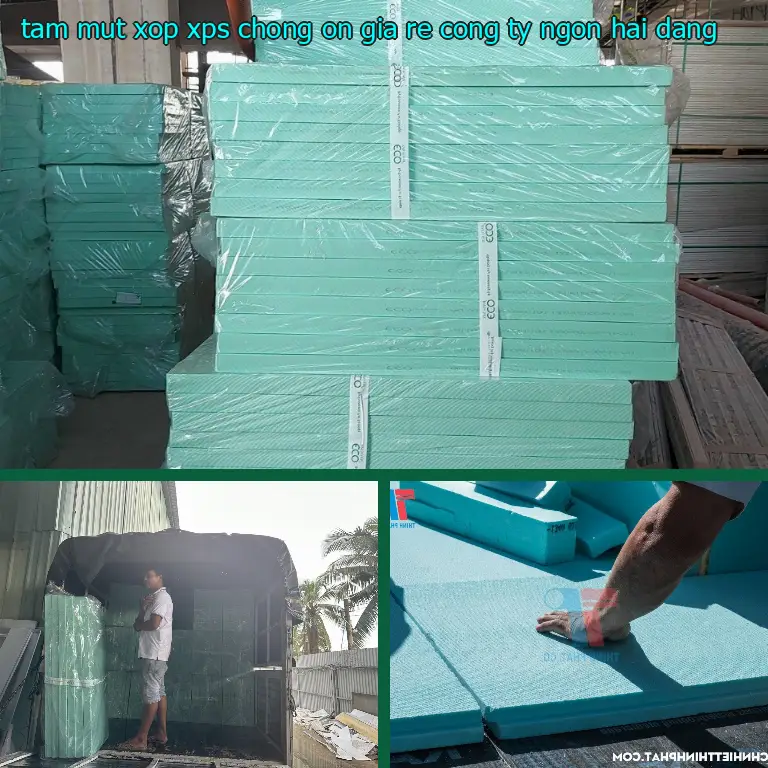 Tấm mút xốp XPS chống ồn giá rẻ Công ty Ngọn Hải Đăng