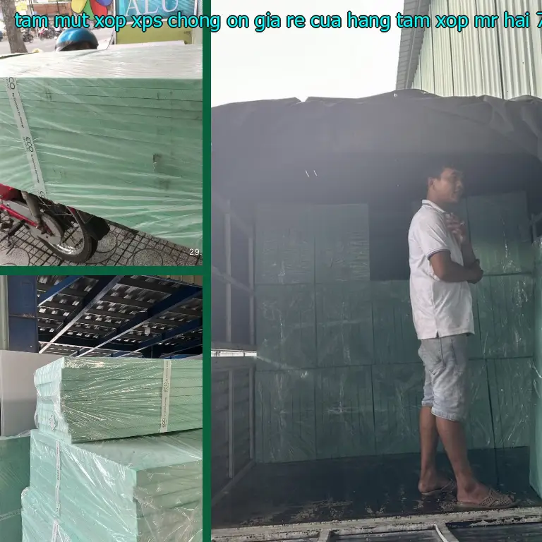 Đơn giá tấm mút xốp XPS chống ồn giá rẻ Cửa hàng tấm xốp Mr.HẢI: 76.900₫ Đơn giá tấm mút xốp XPS chống ồn giá rẻ Cửa hàng tấm xốp Mr.HẢI: 76.900₫