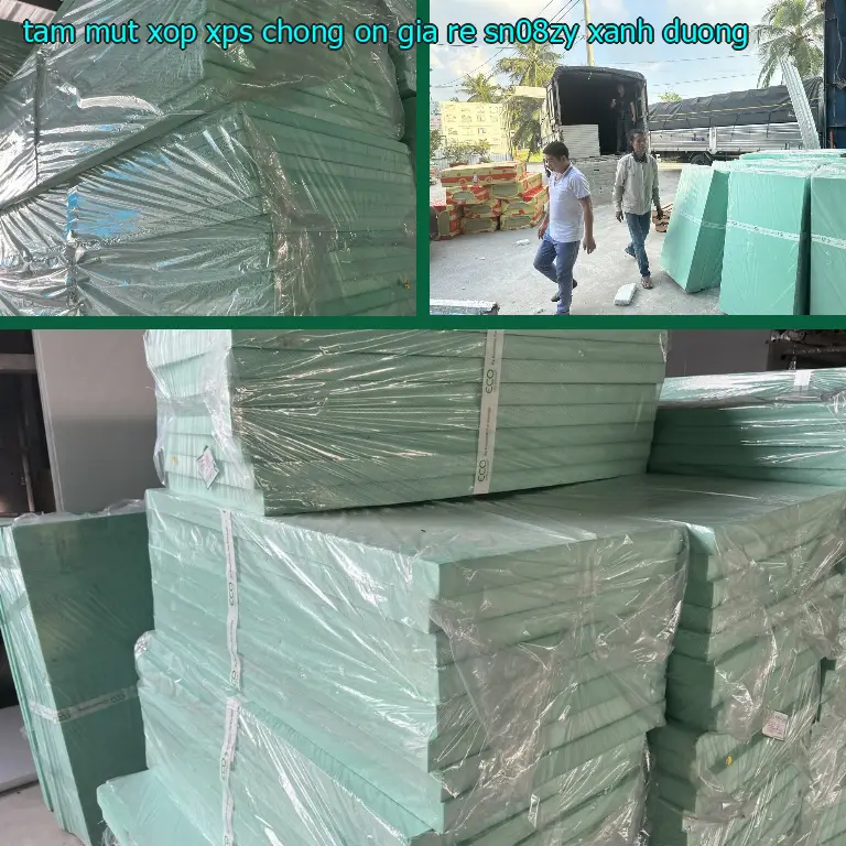 Màu sắc tấm mút xốp XPS chống ồn giá rẻ SN08ZY: Xanh dương Màu sắc tấm mút xốp XPS chống ồn giá rẻ SN08ZY: Xanh dương