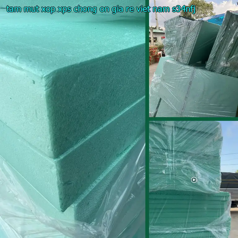 Model tấm mút xốp XPS chống ồn giá rẻ Viet Nam: S34NFJ
