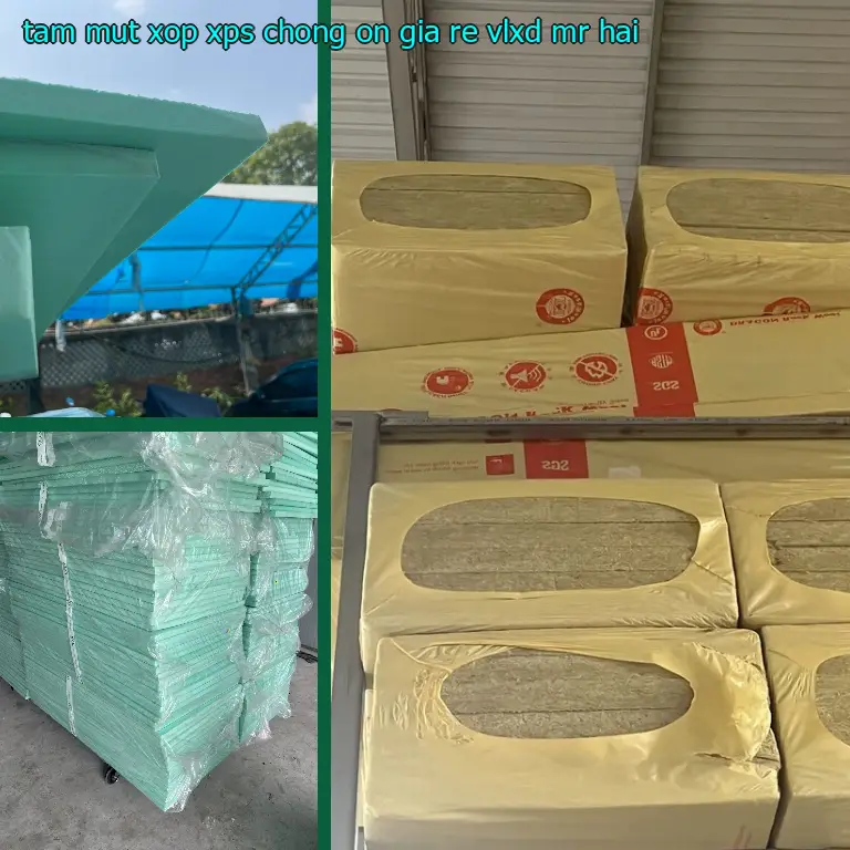 Tấm mút xốp XPS chống ồn giá rẻ VLXD Mr.HẢI