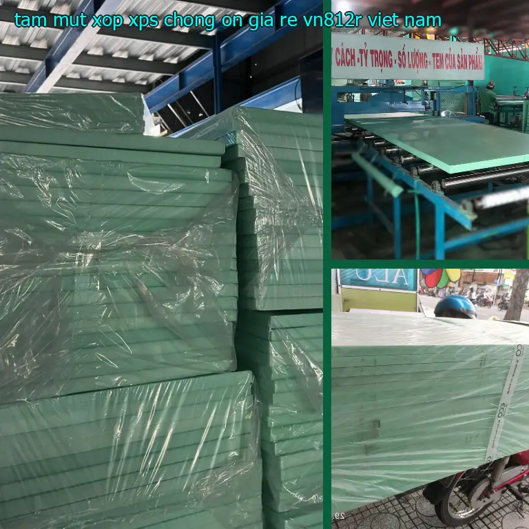 Xuất xứ tấm mút xốp XPS chống ồn giá rẻ VN812R: Việt Nam Xuất xứ tấm mút xốp XPS chống ồn giá rẻ VN812R: Việt Nam