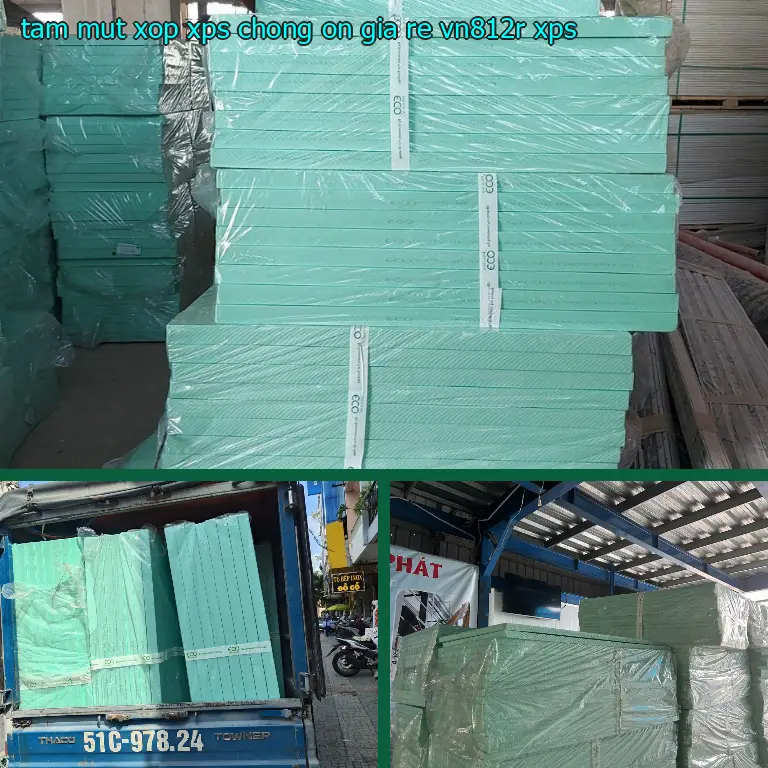 Chất liệu tấm mút xốp XPS chống ồn giá rẻ VN812R: XPS Chất liệu tấm mút xốp XPS chống ồn giá rẻ VN812R: XPS
