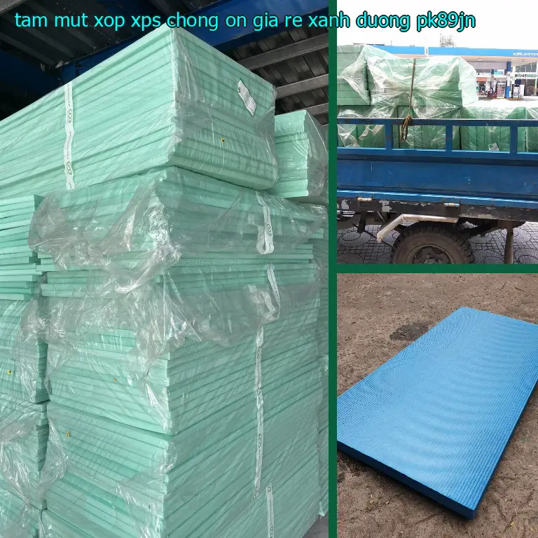 Model tấm mút xốp XPS chống ồn giá rẻ Xanh dương: PK89JN Model tấm mút xốp XPS chống ồn giá rẻ Xanh dương: PK89JN