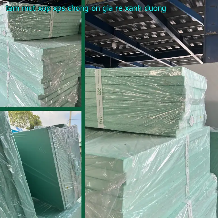 Tấm mút xốp XPS chống ồn giá rẻ Xanh dương