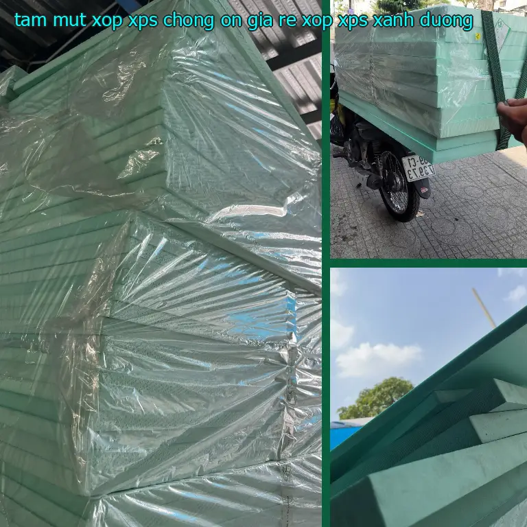 Màu sắc tấm mút xốp XPS chống ồn giá rẻ Xốp XPS: Xanh dương