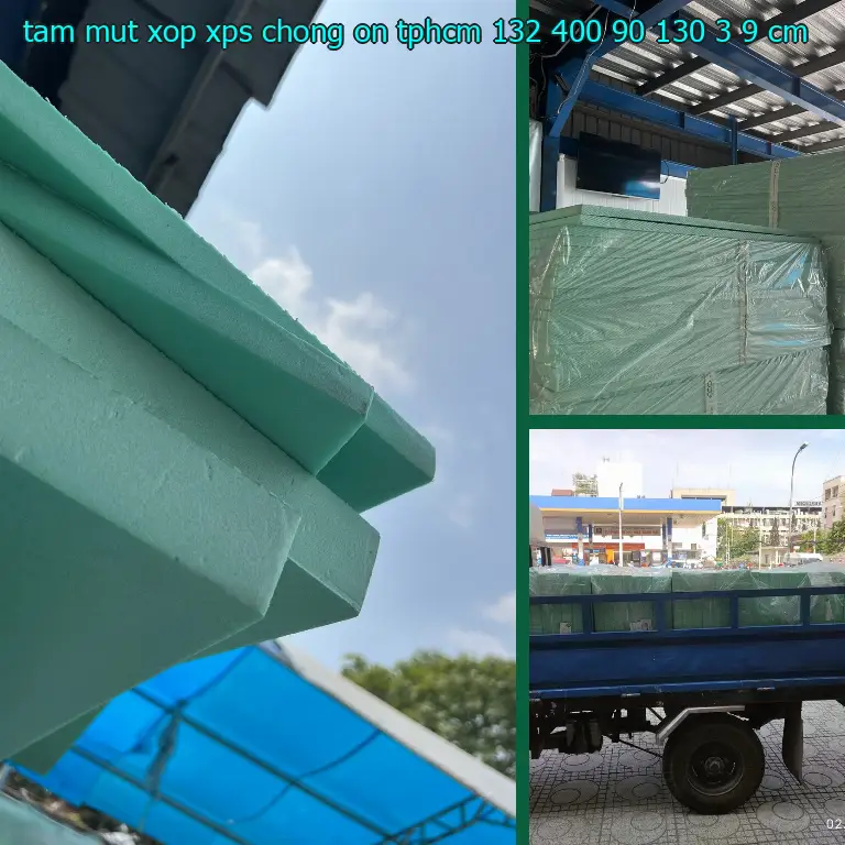 Kích thước tấm mút xốp XPS chống ồn TpHCM 132.400₫: 90*130*3.9 cm Kích thước tấm mút xốp XPS chống ồn TpHCM 132.400₫: 90*130*3.9 cm