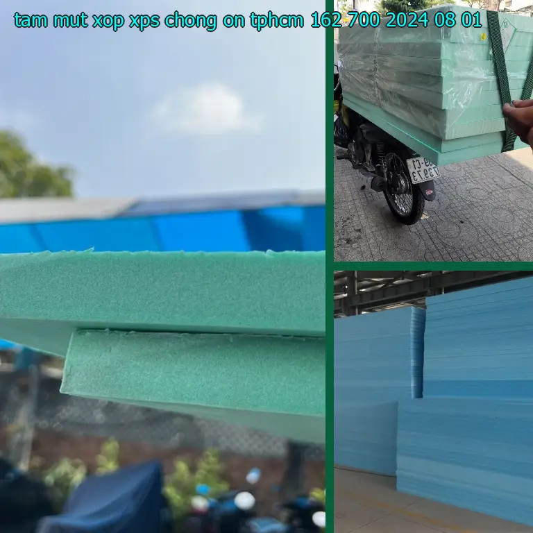 Ngày sản xuất tấm mút xốp XPS chống ồn TpHCM 162.700₫: 2024-08-01
