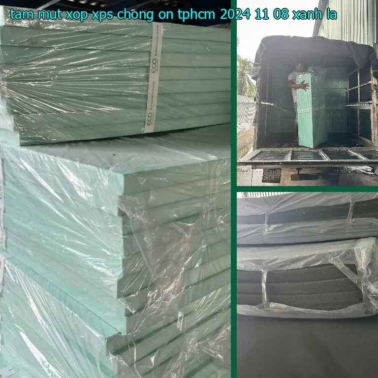 Màu sắc tấm mút xốp XPS chống ồn TpHCM 2024-11-08: Xanh lá