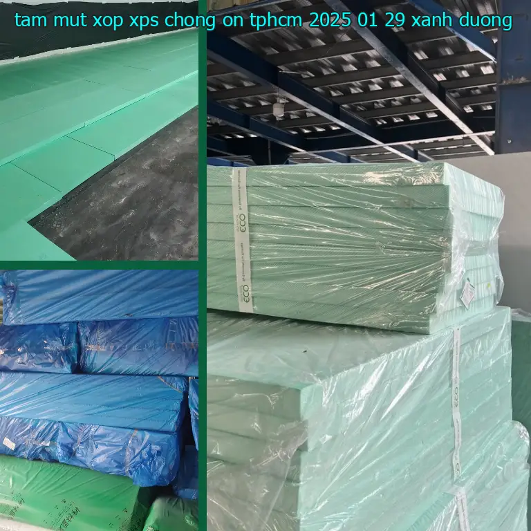 Màu sắc tấm mút xốp XPS chống ồn TpHCM 2025-01-29: Xanh dương Màu sắc tấm mút xốp XPS chống ồn TpHCM 2025-01-29: Xanh dương