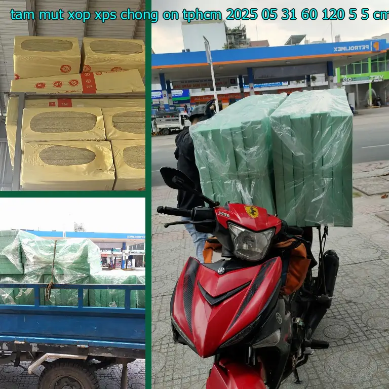 Kích thước tấm mút xốp XPS chống ồn TpHCM 2025-05-31: 60*120*5.5 cm
