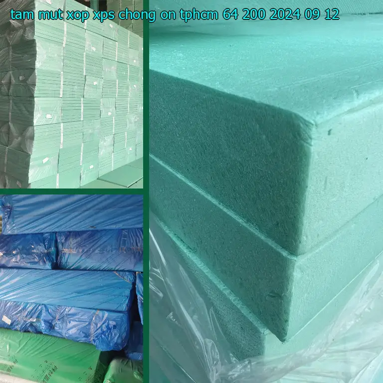 Ngày sản xuất tấm mút xốp XPS chống ồn TpHCM 64.200₫: 2024-09-12 Ngày sản xuất tấm mút xốp XPS chống ồn TpHCM 64.200₫: 2024-09-12