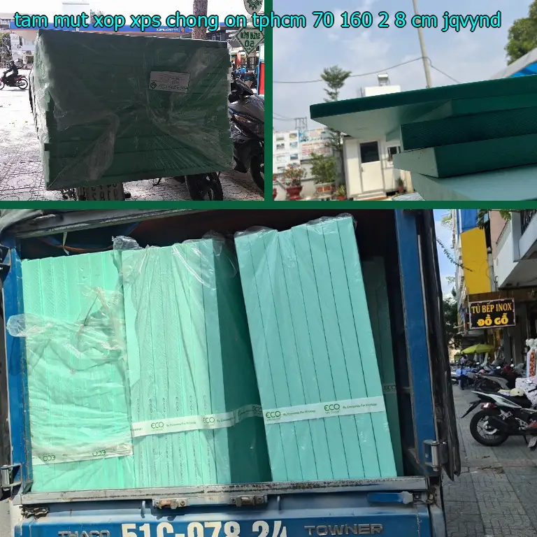 Model tấm mút xốp XPS chống ồn TpHCM 70*160*2.8 cm: JQVYND