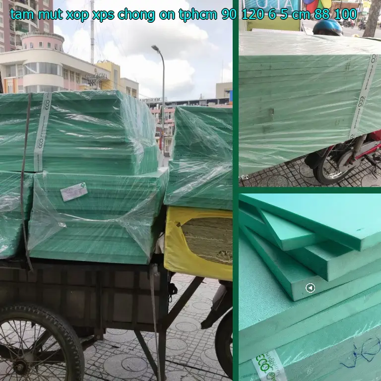 Đơn giá tấm mút xốp XPS chống ồn TpHCM 90*120*6.5 cm: 88.100₫ Đơn giá tấm mút xốp XPS chống ồn TpHCM 90*120*6.5 cm: 88.100₫
