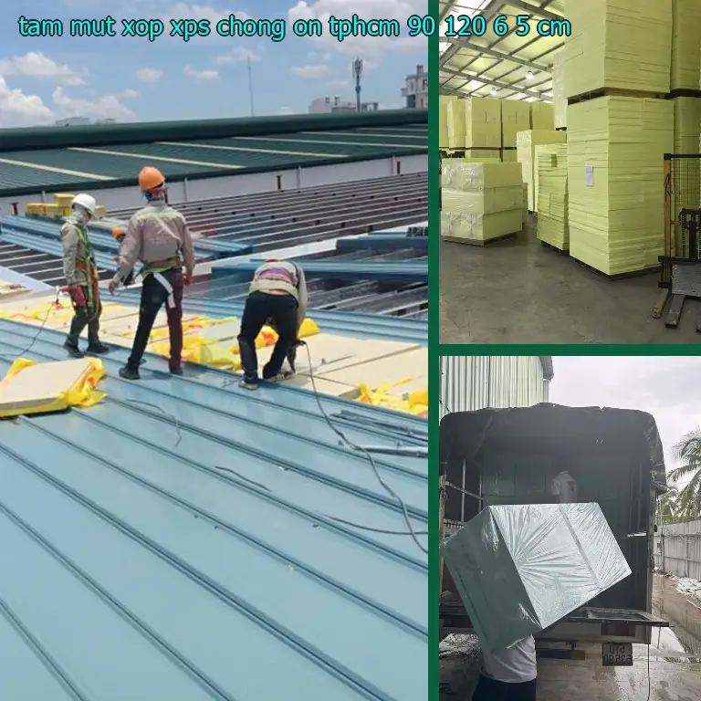 Tấm mút xốp XPS chống ồn TpHCM 90*120*6.5 cm