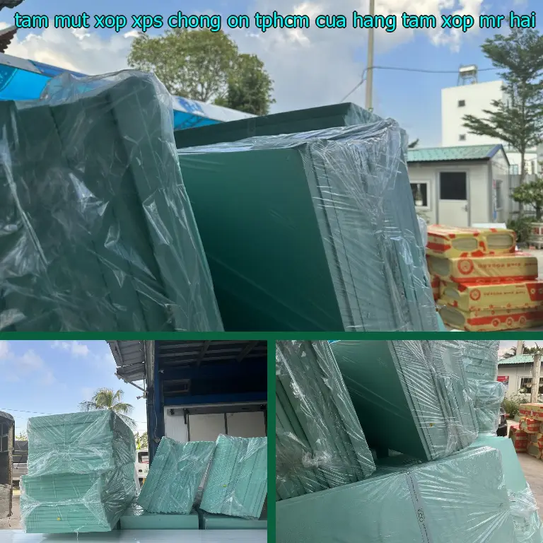 Tấm mút xốp XPS chống ồn TpHCM Cửa hàng tấm xốp Mr.HẢI