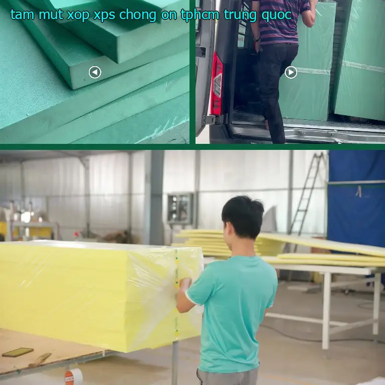 Tấm mút xốp XPS chống ồn TpHCM Trung Quốc