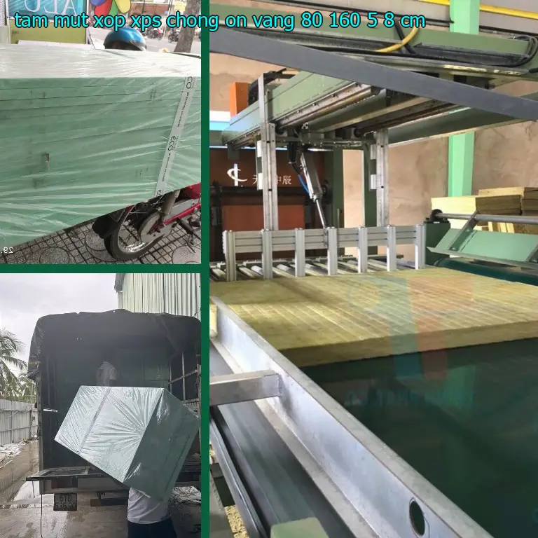 Kích thước tấm mút xốp XPS chống ồn Vàng: 80*160*5.8 cm Kích thước tấm mút xốp XPS chống ồn Vàng: 80*160*5.8 cm