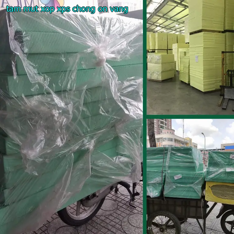 Tấm mút xốp XPS chống ồn Vàng