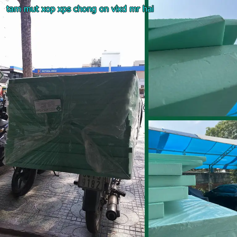 Tấm mút xốp XPS chống ồn VLXD Mr.HẢI