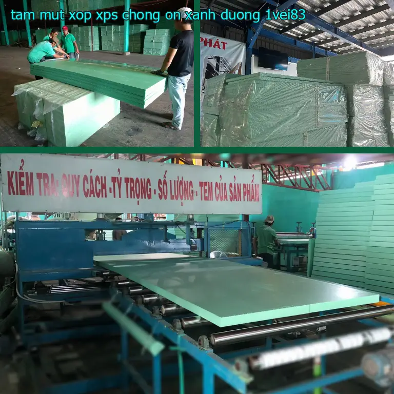 Model tấm mút xốp XPS chống ồn Xanh dương: 1VEI83 Model tấm mút xốp XPS chống ồn Xanh dương: 1VEI83