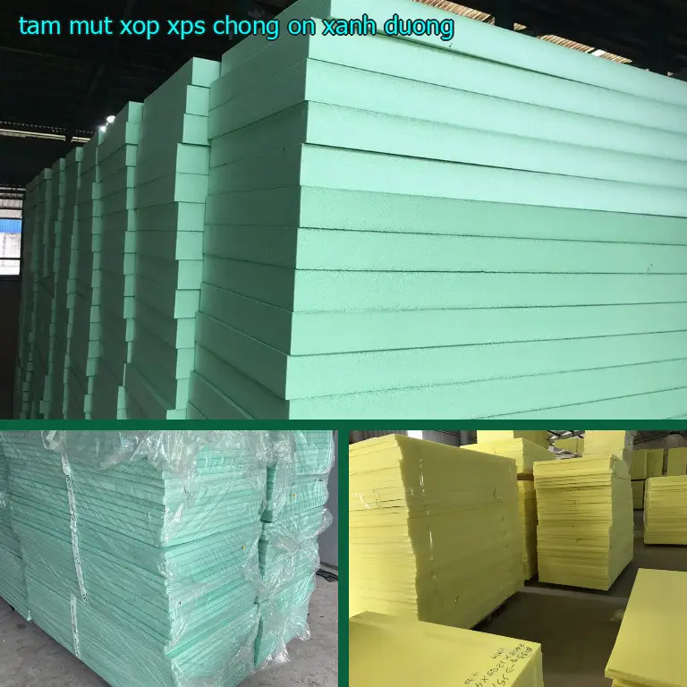 Tấm mút xốp XPS chống ồn Xanh dương