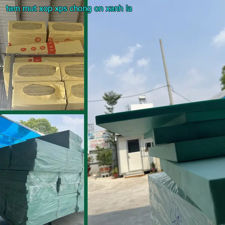 Tấm mút xốp XPS chống ồn Xanh lá