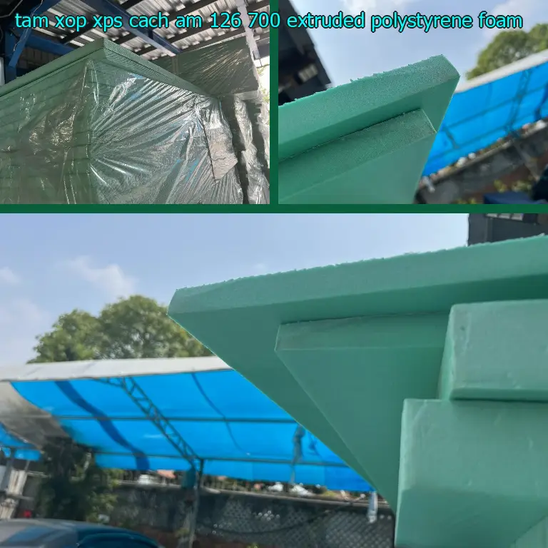 Chất liệu tấm xốp XPS cách âm 126.700₫: Extruded Polystyrene Foam Chất liệu tấm xốp XPS cách âm 126.700₫: Extruded Polystyrene Foam