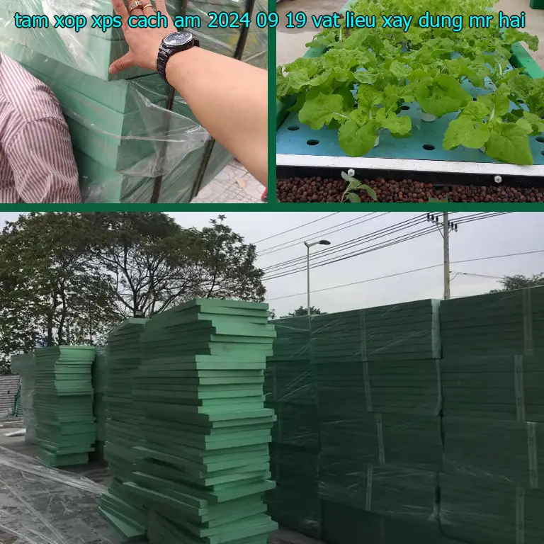Nhà cung cấp tấm xốp XPS cách âm 2024-09-19: Vật Liệu Xây Dựng Mr.HẢI