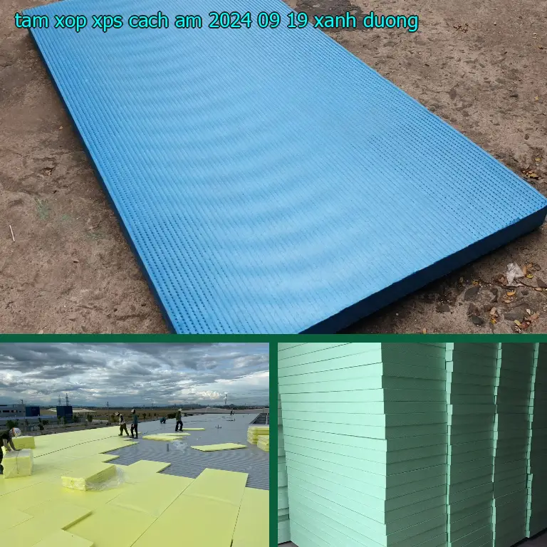 Màu sắc tấm xốp XPS cách âm 2024-09-19: Xanh dương