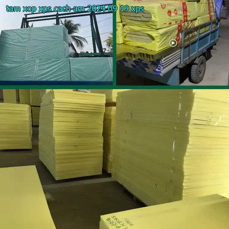 Chất liệu tấm xốp XPS cách âm 2024-09-19: XPS