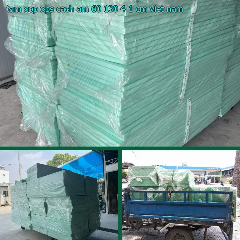 Xuất xứ tấm xốp XPS cách âm 60*130*4.1 cm: Viet Nam