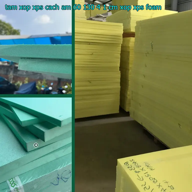 Danh mục tấm xốp XPS cách âm 60*130*4.1 cm: Xốp XPS Foam