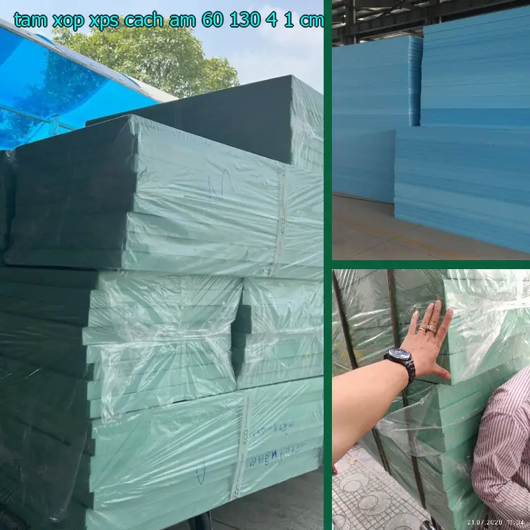 Tấm xốp XPS cách âm 60*130*4.1 cm