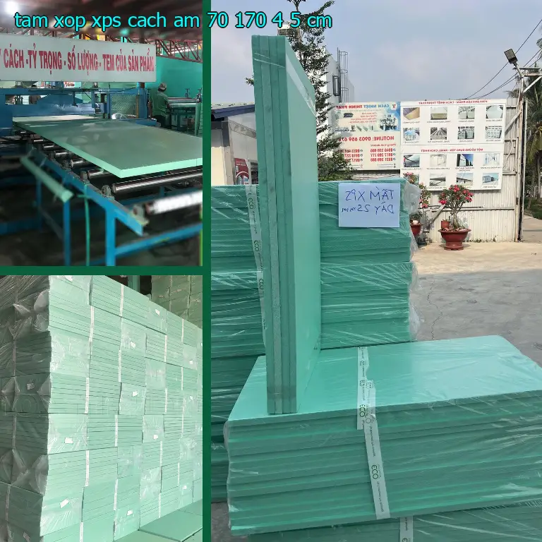 Tấm xốp XPS cách âm 70*170*4.5 cm