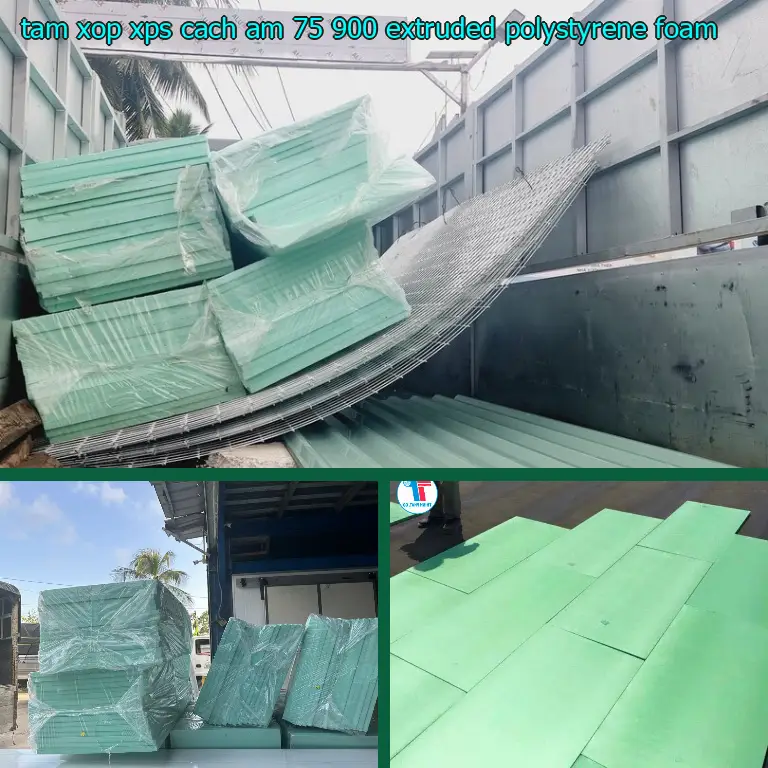 Chất liệu tấm xốp XPS cách âm 75.900₫: Extruded Polystyrene Foam Chất liệu tấm xốp XPS cách âm 75.900₫: Extruded Polystyrene Foam
