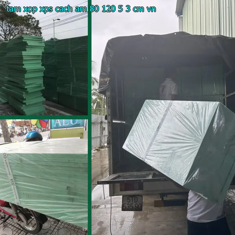 Xuất xứ tấm xốp XPS cách âm 80*120*5.3 cm: VN