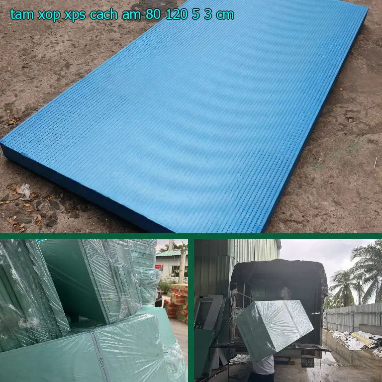 Tấm xốp XPS cách âm 80*120*5.3 cm