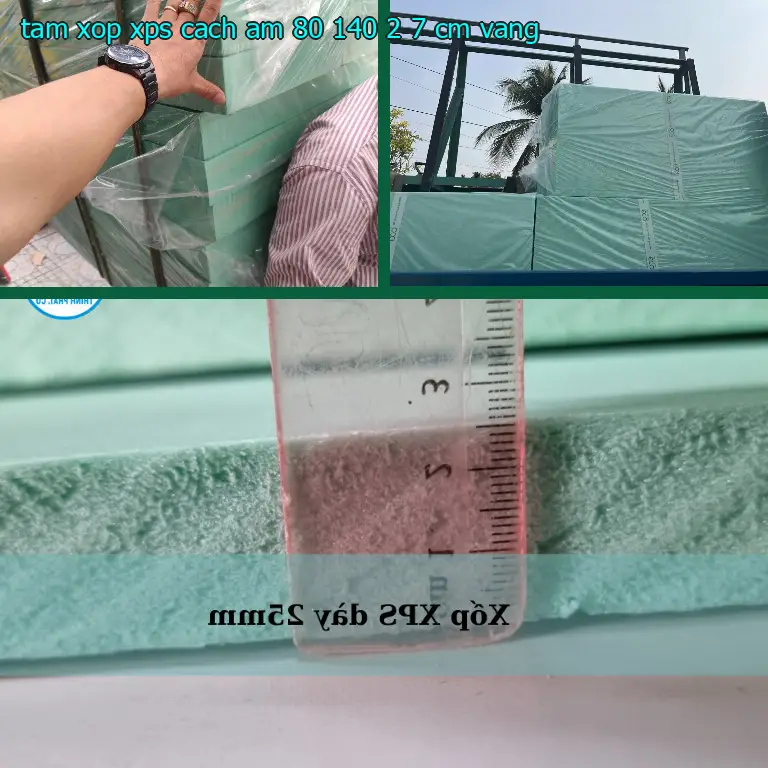 Màu sắc tấm xốp XPS cách âm 80*140*2.7 cm: Vàng Màu sắc tấm xốp XPS cách âm 80*140*2.7 cm: Vàng