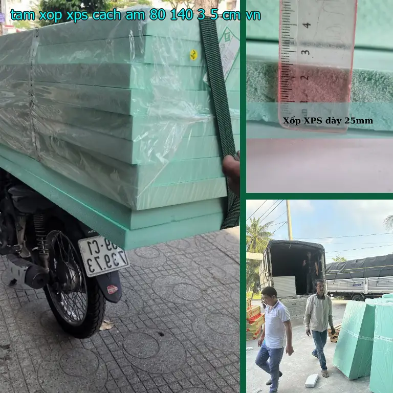 Xuất xứ tấm xốp XPS cách âm 80*140*3.5 cm: VN Xuất xứ tấm xốp XPS cách âm 80*140*3.5 cm: VN