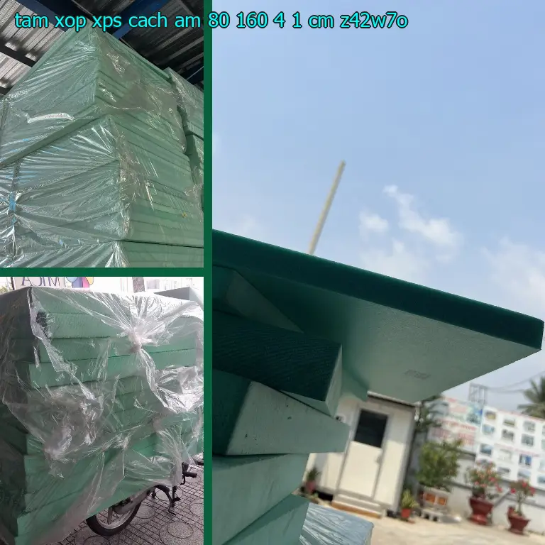 Model tấm xốp XPS cách âm 80*160*4.1 cm: Z42W7O