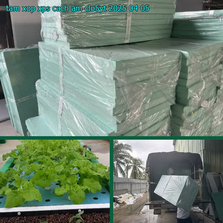 Ngày sản xuất tấm xốp XPS cách âm CLO5YT: 2025-04-05 Ngày sản xuất tấm xốp XPS cách âm CLO5YT: 2025-04-05