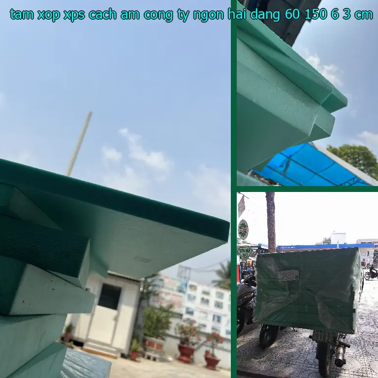 Kích thước tấm xốp XPS cách âm Công ty Ngọn Hải Đăng: 60*150*6.3 cm Kích thước tấm xốp XPS cách âm Công ty Ngọn Hải Đăng: 60*150*6.3 cm